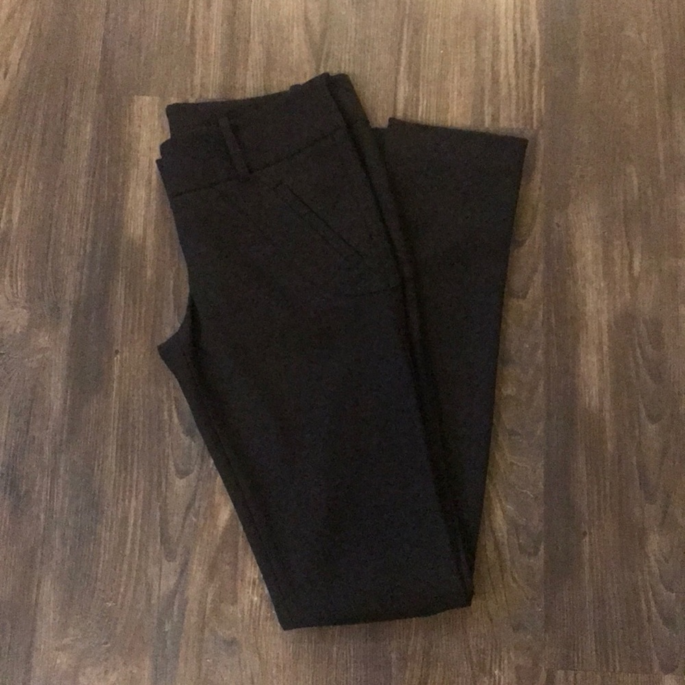 Georgie Black Brocade Pants